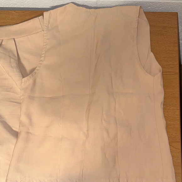 Beige Blouse with Gold Buttons - Picture 4 of 7